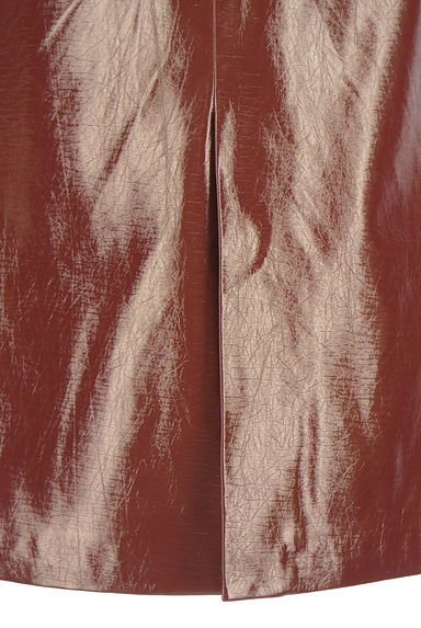 クリックで大画像表示 Pinky&Dianne(ピンキー&ダイアン)の古着「ハイウエストフェイクレザー膝下スカート(ロングスカート・マキシスカート)」大画像5へ