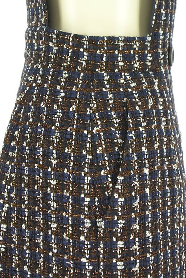 クリックで大画像表示 Pinky&Dianne(ピンキー&ダイアン)の古着「ラメツイードジャンパースカート(キャミワンピース)」大画像5へ