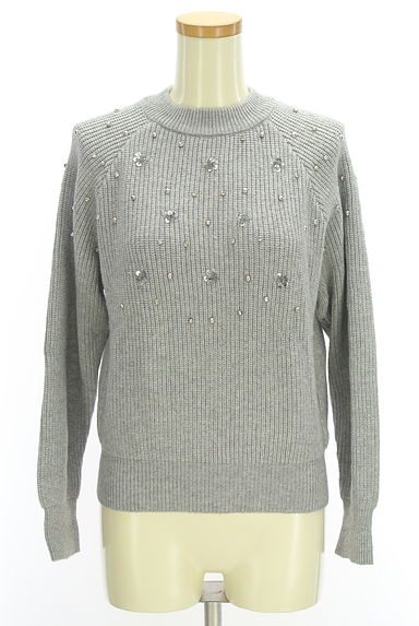 クリックで大画像表示 Te chichi(テチチ)の古着「ラインストーン付きラグランニット(ニット)」大画像1へ