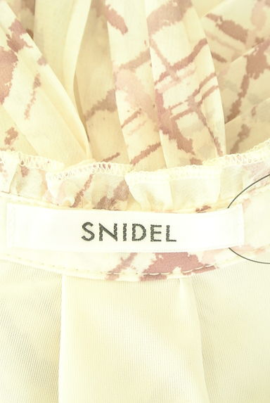 Snidel（スナイデル）の古着「チェック柄シフォンロングワンピース（ワンピース・チュニック）」大画像６へ