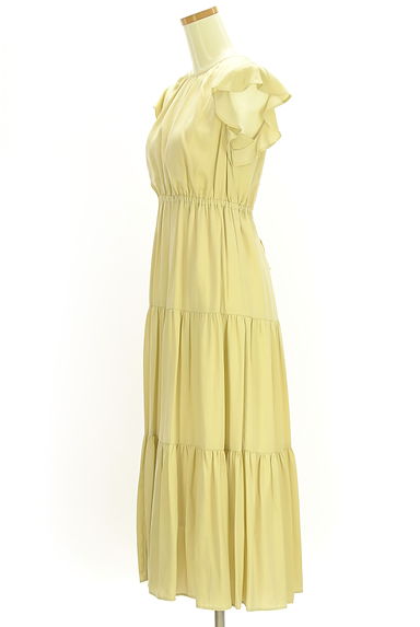 クリックで大画像表示 PROPORTION BODY DRESSING(プロポーションボディドレッシング)の古着「レースアップティアードロングワンピース(ワンピース・チュニック)」大画像3へ