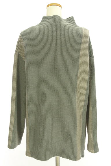 AZUL BY MOUSSY（アズールバイマウジー）の古着「バイカラーハイネックニット（ニット）」大画像２へ