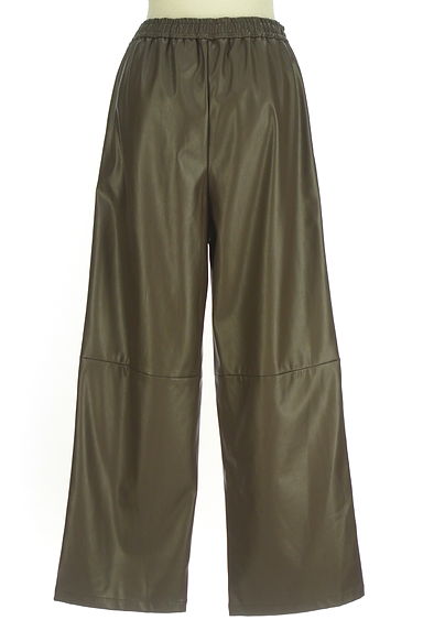 クリックで大画像表示 JOURNAL STANDARD relume(ジャーナルスタンダード レリューム)の古着「エコレザーワイドパンツ(パンツ)」大画像2へ