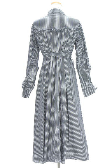 REDYAZEL（レディアゼル）の古着「ストライプ柄シャツワンピース（ワンピース・チュニック）」大画像２へ