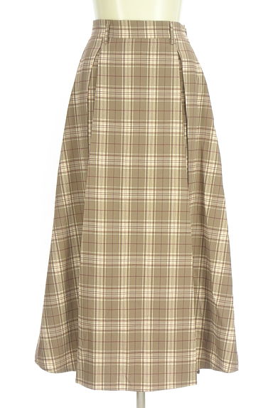REDYAZEL（レディアゼル）の古着「チェック柄ベスト×ロングスカート セットアップ（セットアップ（ジャケット＋スカート））」大画像５へ