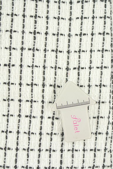 And Couture（アンドクチュール）の古着「バックレースアップラップ風ツイードミニスカ（スカート）」大画像５へ