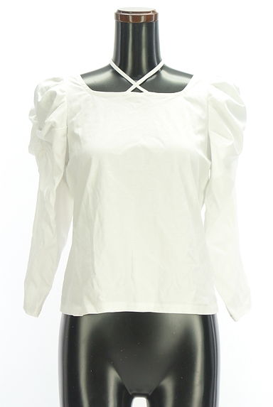 And Couture（アンドクチュール）の古着「パワーショルダーカットソー（カットソー・プルオーバー）」大画像１へ