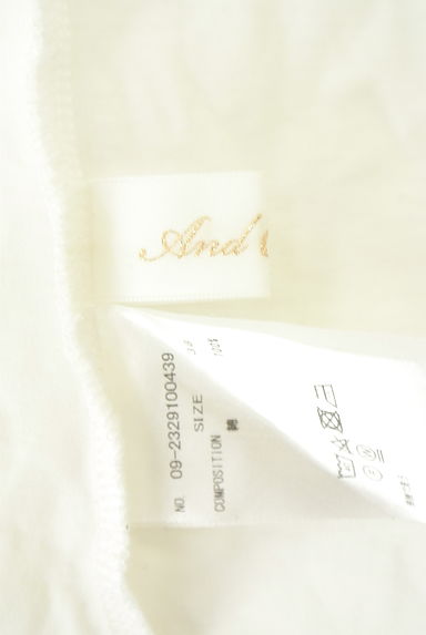 And Couture（アンドクチュール）の古着「パワーショルダーカットソー（カットソー・プルオーバー）」大画像６へ