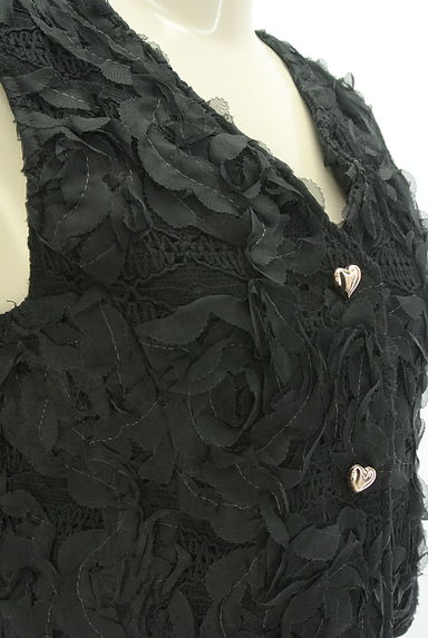 クリックで大画像表示 WILLSELECTION(ウィルセレクション)の古着「花モチーフレースベスト(ベスト・ジレ)」大画像4へ