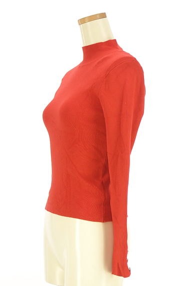 クリックで大画像表示 REDYAZEL(レディアゼル)の古着「バックオープンモックネックリブニットトップス(ニット)」大画像3へ