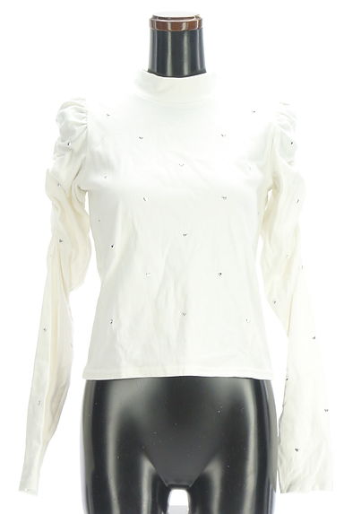 クリックで大画像表示 REDYAZEL(レディアゼル)の古着「ハートスタッズ付きハイネックカットソー(カットソー・プルオーバー)」大画像1へ