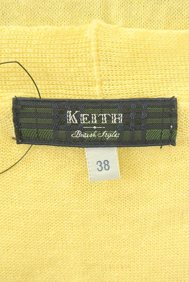 KEITH（キース）の古着「リネンニットカーディガン（カーディガン・ボレロ）」大画像６へ