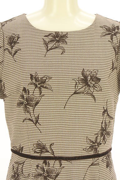 クリックで大画像表示 LAISSE PASSE(レッセパッセ)の古着「花柄フロッキーワンピース(ワンピース・チュニック)」大画像4へ