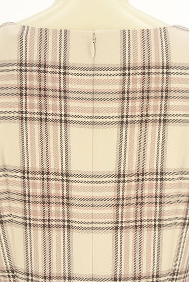 クリックで大画像表示 LAISSE PASSE(レッセパッセ)の古着「膝丈チェックフレアワンピース(ワンピース・チュニック)」大画像5へ