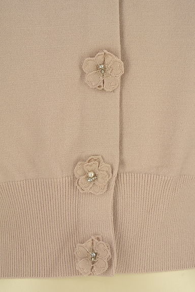クリックで大画像表示 LAISSE PASSE(レッセパッセ)の古着「花飾り付きニットカーディガン(カーディガン・ボレロ)」大画像5へ