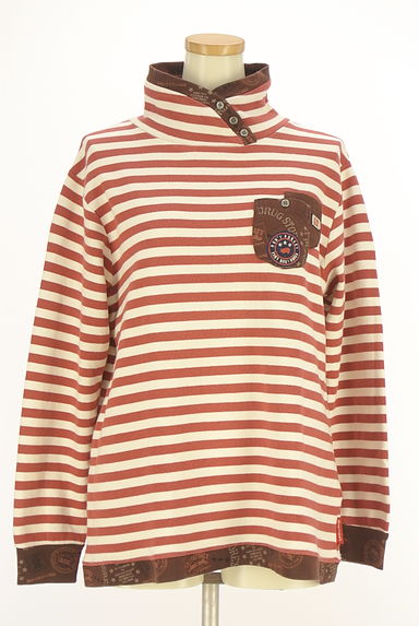 drug store's（ドラッグストアーズ）の古着「ハイネックボーダープルオーバー（ニット）」大画像１へ