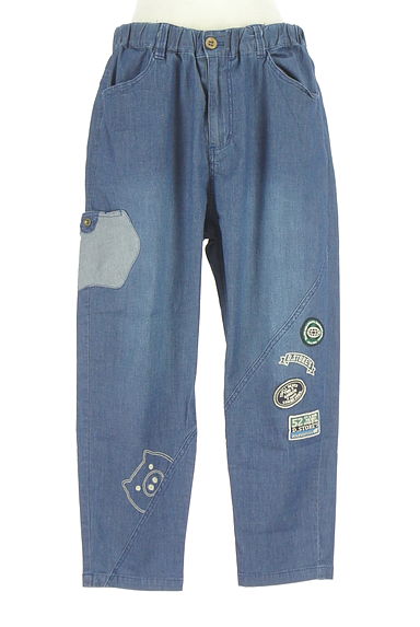 drug store's（ドラッグストアーズ）の古着「ワッペン付きダンガリーテーパードパンツ（デニムパンツ）」大画像１へ