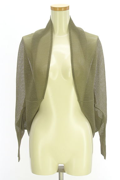 PLEATS PLEASE（プリーツプリーズ）の古着「メッシュニットボレロ（カーディガン・ボレロ）」大画像１へ