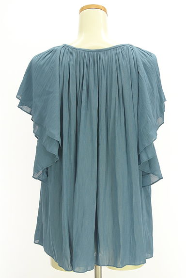 HIROKO KOSHINO（ヒロココシノ）の古着「フレアスリーブブラウス（カットソー・プルオーバー）」大画像２へ