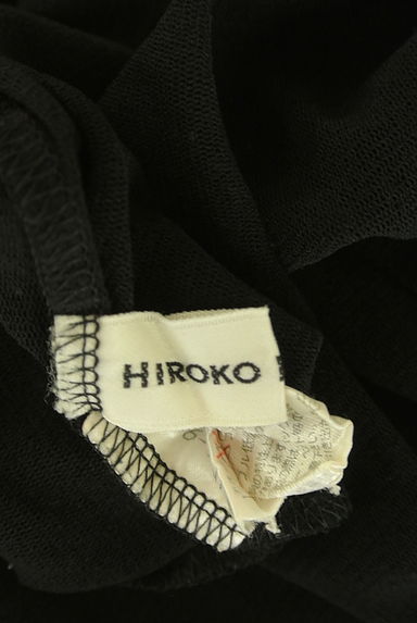クリックで大画像表示 HIROKO KOSHINO(ヒロココシノ)の古着「7分袖メロウフリルシアーカットソー(カットソー・プルオーバー)」大画像6へ
