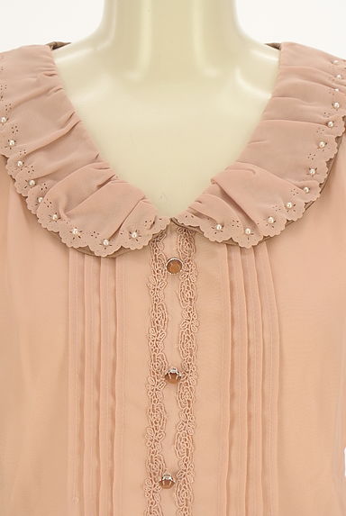 axes femme（アクシーズファム）の古着「7分袖シフォンブラウス（ブラウス）」大画像４へ