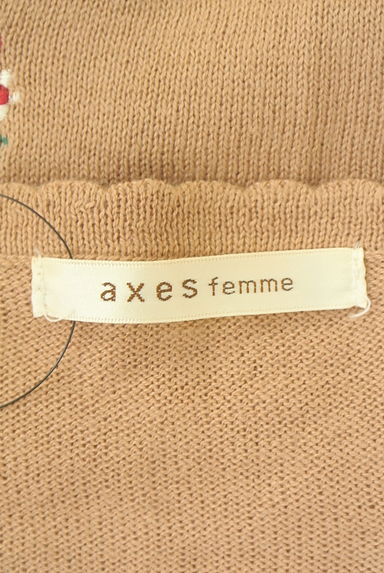 axes femme（アクシーズファム）カーディガン買取実績のブランドタグ画像