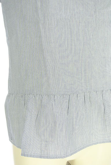 anySiS（エニィスィス）の古着「ノースリストライプ柄ペプラムカットソー（カットソー・プルオーバー）」大画像５へ