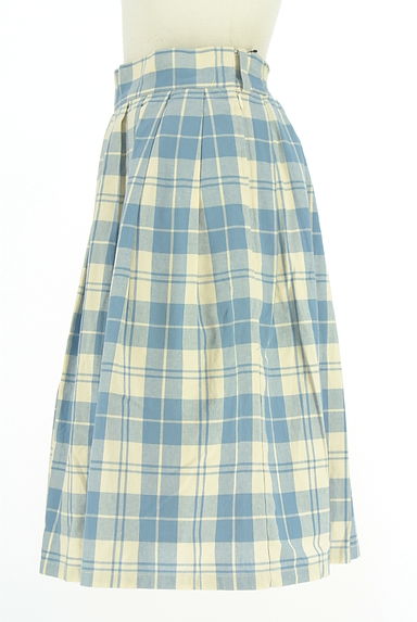 F i.n.t（フィント）の古着「F&A 膝丈チェックフレアスカート（スカート）」大画像３へ