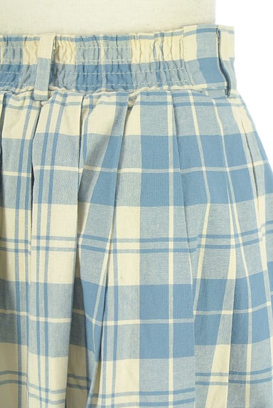 F i.n.t（フィント）の古着「F&A 膝丈チェックフレアスカート（スカート）」大画像４へ