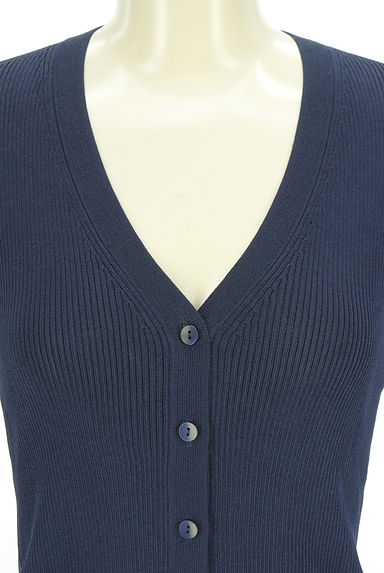 クリックで大画像表示 ANAYI(アナイ)の古着「Vネックリブニットカーディガン(カーディガン・ボレロ)」大画像4へ