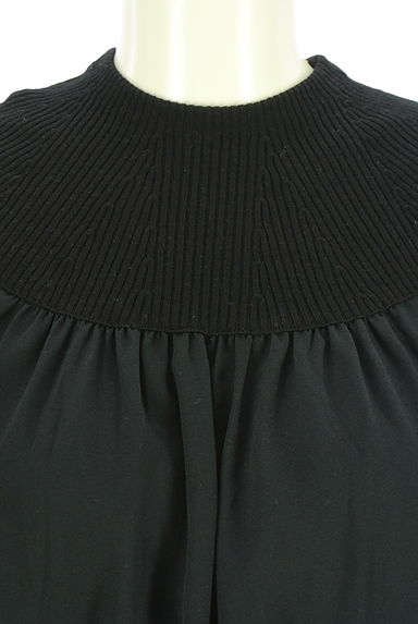 ANAYI（アナイ）の古着「リブ×シフォン切替カットソー（カットソー・プルオーバー）」大画像４へ