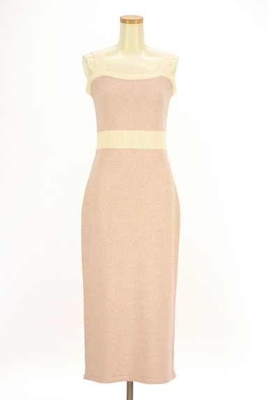 PROPORTION BODY DRESSING（プロポーションボディドレッシング）の古着「ニットカーデ×ワンピ ツーピース（ツーピース（ジャケット＋ワンピース））」大画像４へ