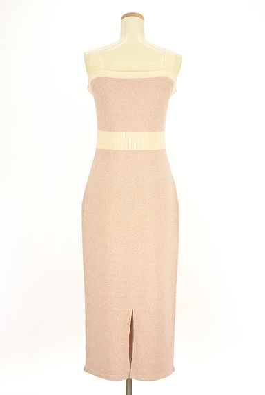 PROPORTION BODY DRESSING（プロポーションボディドレッシング）の古着「ニットカーデ×ワンピ ツーピース（ツーピース（ジャケット＋ワンピース））」大画像５へ