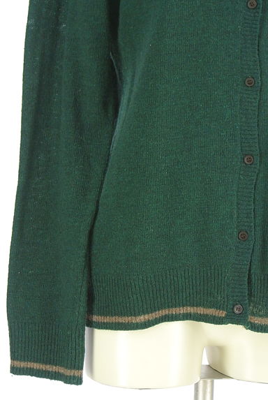 クリックで大画像表示 Samansa Mos2(サマンサモスモス)の古着「ロゴ刺繍入りニットカーディガン(カーディガン・ボレロ)」大画像5へ