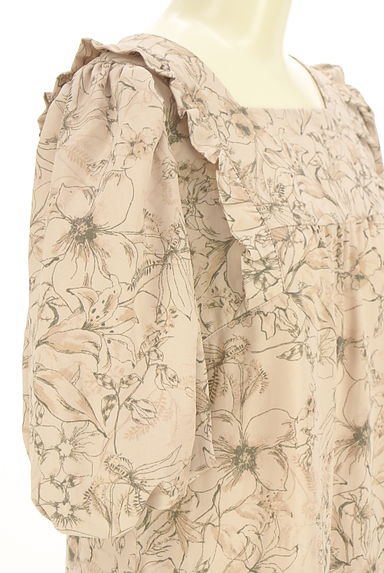 KarL Park Lane（カールパークレーン）の古着「花柄バルーンスリーブワンピース（ワンピース・チュニック）」大画像４へ