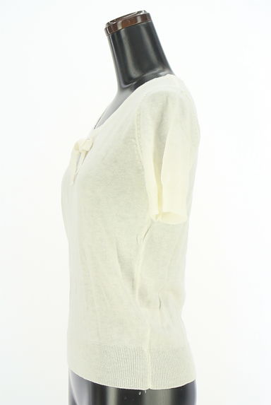 KarL Park Lane（カールパークレーン）の古着「リボン付き半袖ニットトップス（ニット）」大画像３へ