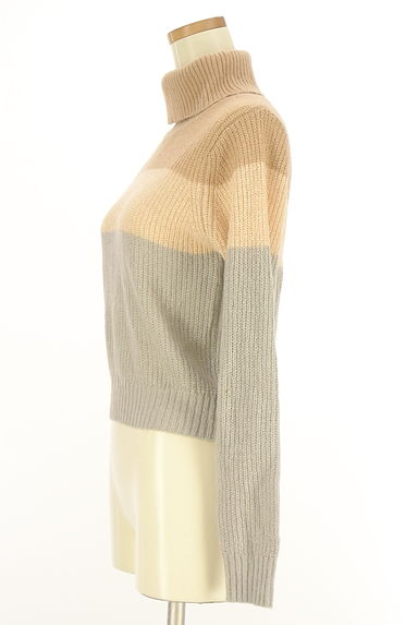 クリックで大画像表示 KarL Park Lane(カールパークレーン)の古着「マルチカラータートルネックニットトップス(ニット)」大画像3へ