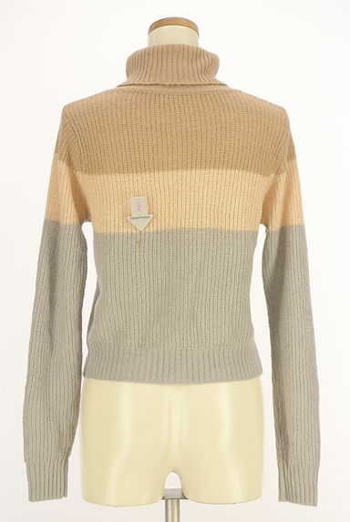 クリックで大画像表示 KarL Park Lane(カールパークレーン)の古着「マルチカラータートルネックニットトップス(ニット)」大画像4へ