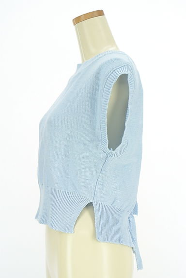 クリックで大画像表示 KarL Park Lane(カールパークレーン)の古着「バックスリットニットベスト(ニット)」大画像3へ