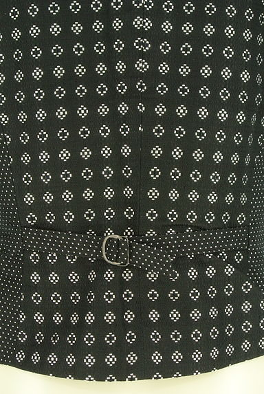 クリックで大画像表示 HIROKO KOSHINO(ヒロココシノ)の古着「和風水玉模様ベスト(ベスト・ジレ)」大画像5へ