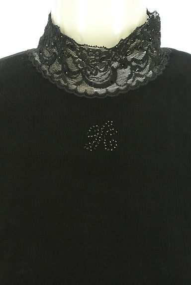 伊太利屋（イタリヤ）の古着「半そでハイネックレースカットソー（カットソー・プルオーバー）」大画像４へ
