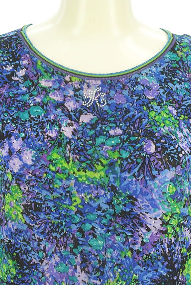 クリックで大画像表示 伊太利屋(イタリヤ)の古着「花柄ノースリカットソー(カットソー・プルオーバー)」大画像4へ