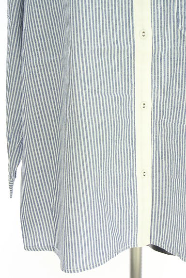 クリックで大画像表示 Samansa Mos2(サマンサモスモス)の古着「ノーカラークレリックブラウス(ブラウス)」大画像5へ