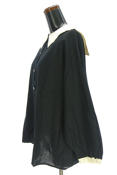 Samansa Mos2（サマンサモスモス）の古着「前後着配色ブラウス（ブラウス）」大画像３へ