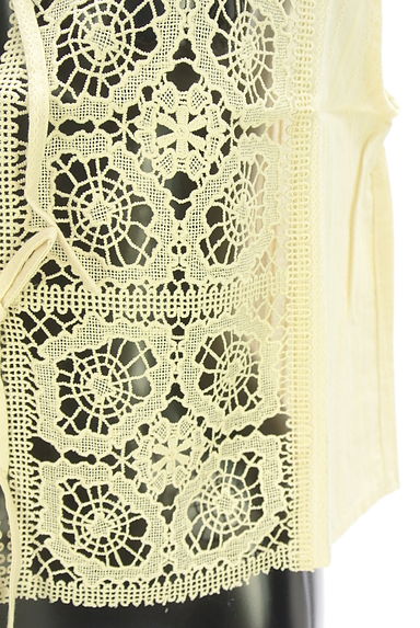 Samansa Mos2（サマンサモスモス）の古着「モチーフレースベスト（ベスト・ジレ）」大画像５へ