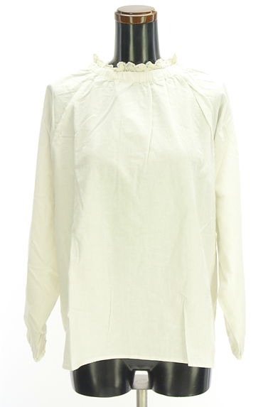 クリックで大画像表示 Samansa Mos2(サマンサモスモス)の古着「前後着レース襟ブラウス(カットソー・プルオーバー)」大画像1へ