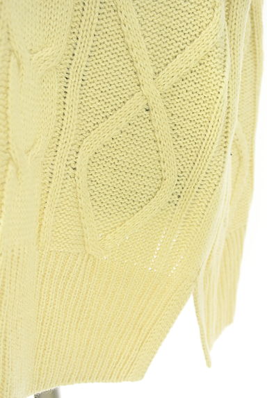 クリックで大画像表示 Samansa Mos2(サマンサモスモス)の古着「オーバーサイズケーブルニットベスト(ベスト・ジレ)」大画像5へ