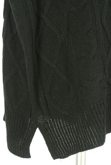 Samansa Mos2（サマンサモスモス）の古着「オーバーサイズケーブルニットベスト（ベスト・ジレ）」大画像５へ