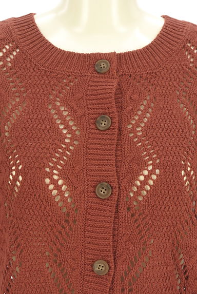 クリックで大画像表示 Samansa Mos2(サマンサモスモス)の古着「前後2WAY透かし編みニットベスト(ベスト・ジレ)」大画像4へ