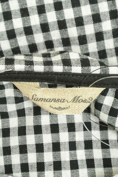 Samansa Mos2（サマンサモスモス）の古着「綿麻バテンレースチェックブラウス（ブラウス）」大画像６へ